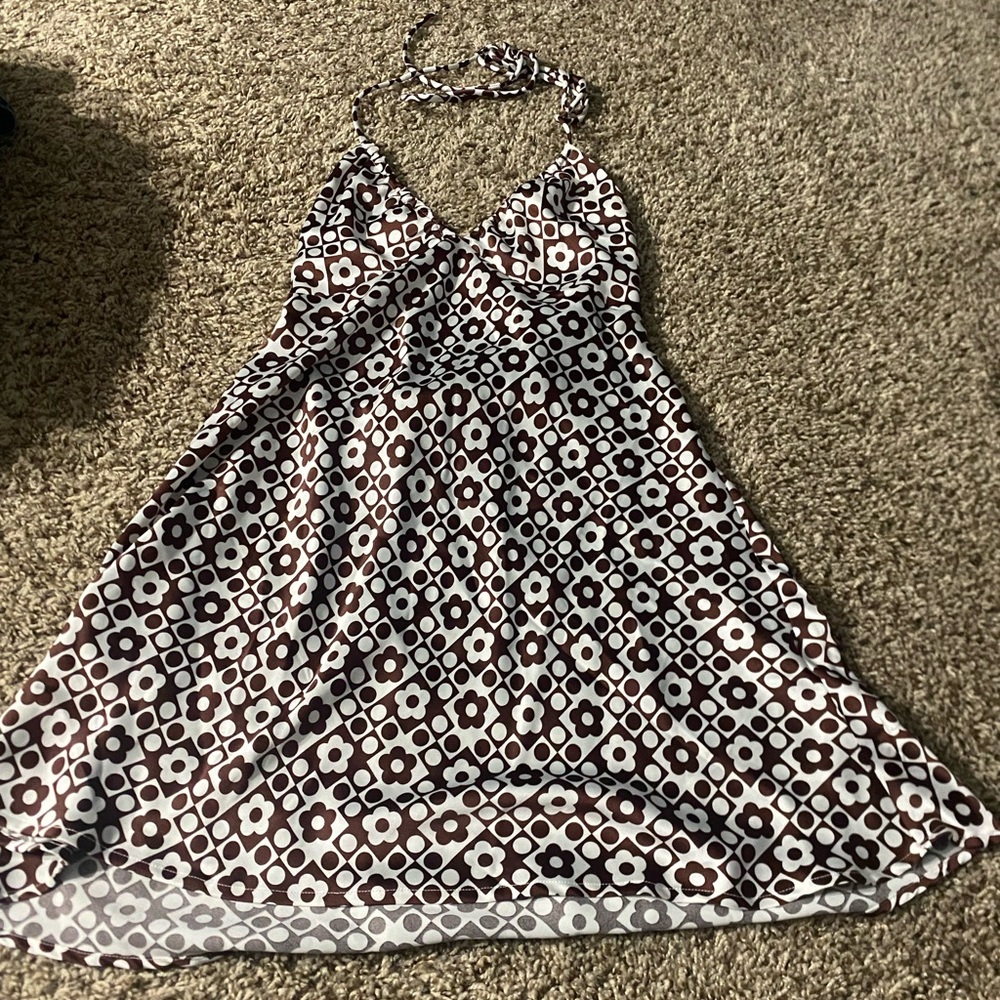 silky flowing dress